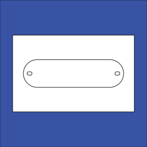 Vinyl Inter Double ronde hoeken (145×40)