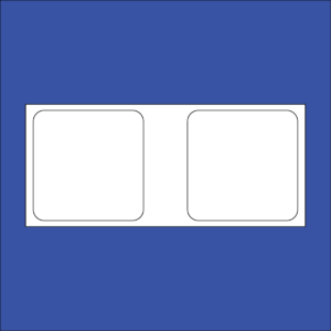 Vinyl 100mm x 100mm (2up)