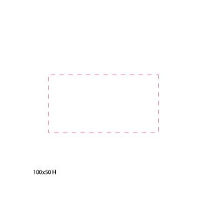100×50 horizontaal