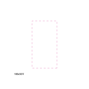 100×50 verticaal